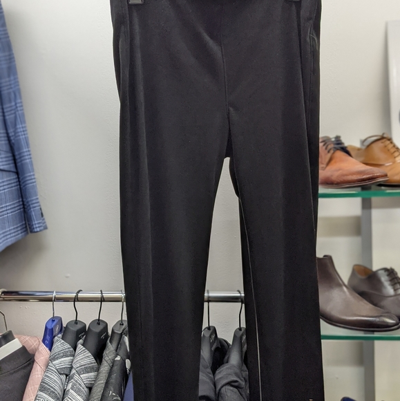 Velvet Vegan Suede Leggings Black - Picture 1 of 2